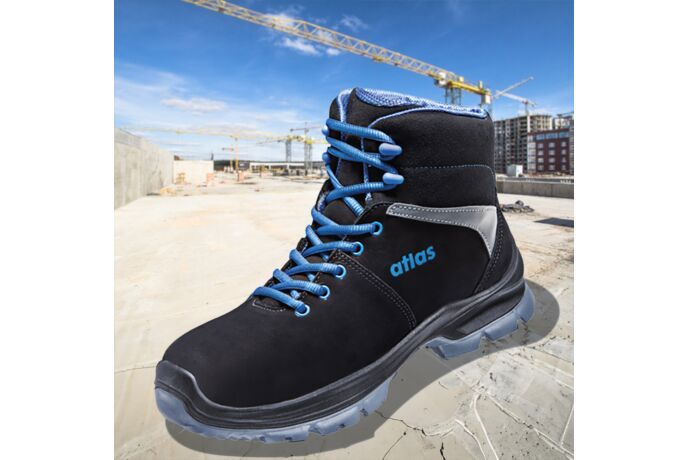 ATLAS safety shoe high SL Gr. - 10 S3 ESD 805 blue 44 XP width