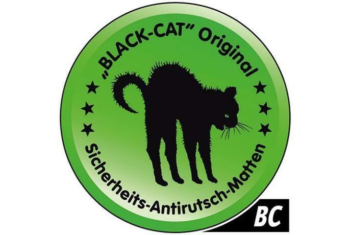 Anti-Rutsch-Matte Black-Cat Panther