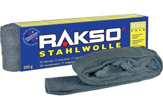 RAKSO STEEL WOOL 000 200GR