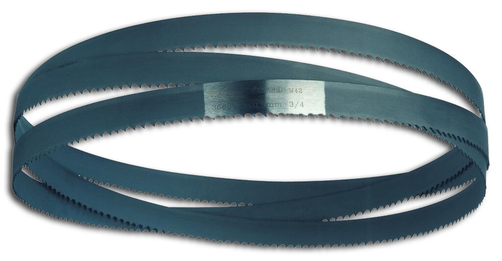Magnate M99C14R24 Carbon Tool Steel Bandsaw Blade – 99-Inch Length, 1/4-Inch Width, 24 Raker Tooth, 0.025 Thickness, 0.047 Kerf