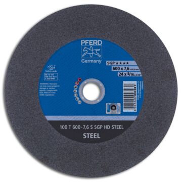 PFERD TRENNSCHEBE STATIONÄR 100 T 600-7,6 S SGP HD STEEL/60,0, PFERD TOOLS