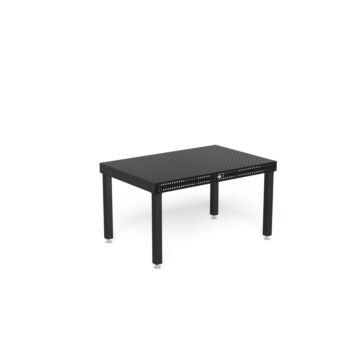SIEGMUND Schweißtisch Professional 750 1500x1000x100 Plasmanitriert Fuß mit Lenkrolle/Feststellung 750 System 16