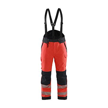 BLAKLÄDER Winterhose 1875 HighVis rot/schwarz