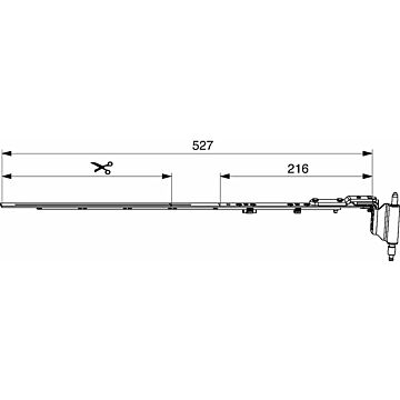 MACO Drehband ablängbar MM Multi Mammut V3 rechts 12/18-13 FFB 385-1.800 RAL 9016 Verkehrsweiß - S