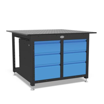 SIEGMUND Siegmund Workstation 1212 geschlossen, inkl. 6 Schubladen