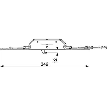 MACO Hakenverschluss waagerecht, verlängerbar FFB 540-1800 mm