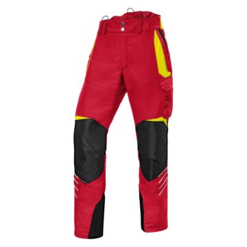 KÜBLER FOREST Schnittschutzhose PSA 3 rot/warngelb (Arbeitshose) 