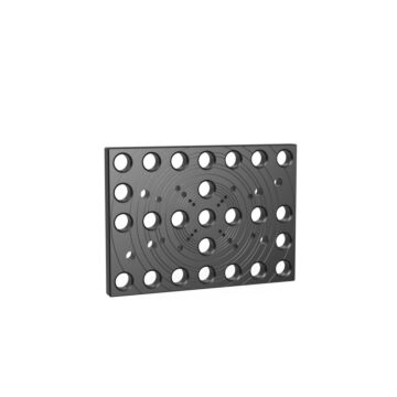 SIEGMUND Aufspannplatte US-Norm 150IBS mit Fixierbolzen Nr. 280250.P