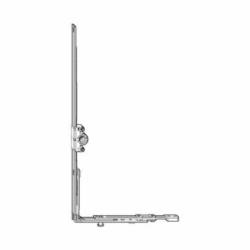 ROTO DK-Getriebe konstant -370- DM15 FFH 280-480 mm Länge 370 mm, drehkippbeschläge, korrosionsbeständig