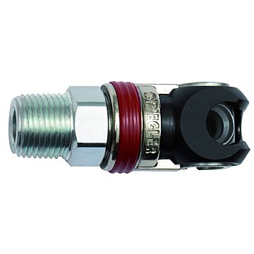 RIEGLER Schwenk-Sicherheitskupplung NW 6, Außengewinde