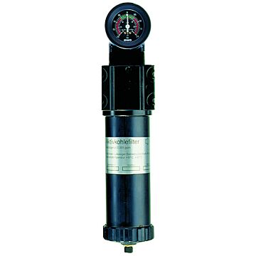 RIEGLER Aktivkohlefilter mit Differenzdruckmanometer
