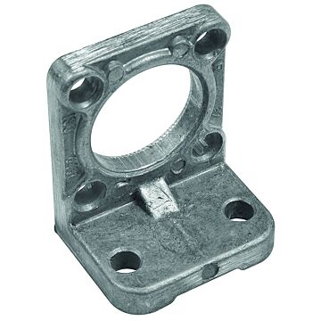 RIEGLER Winkelflansch, 1 Stück mit 4 Schrauben, ISO 15552