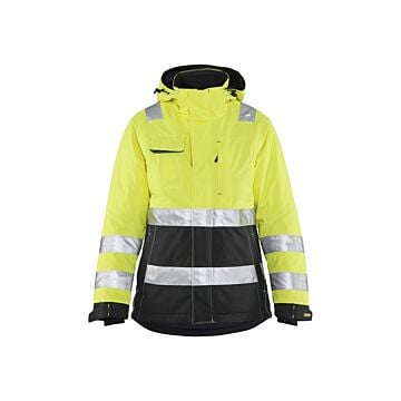 BLAKLÄDER  Damen HighVis Winter Arbeitsjacke HighVis gelb/schwarz