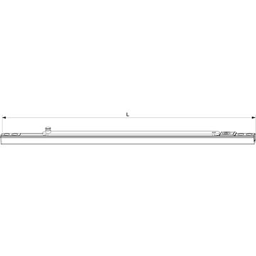 MACO Öffnungsbegrenzug mit Bremse 333 mm langer Arm silber