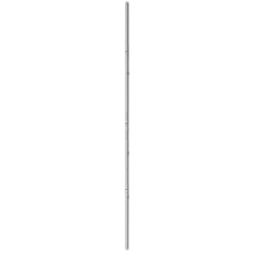 GU Mittelstück FFB Flügelfalzbreite 1951-2450 mm Stulplänge 2130 mm 3 Pilzkopfzapfen Oberfläche ferGUard silber GRETSCH-UNITAS