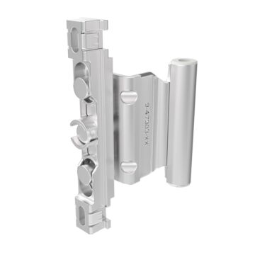 GU Kippflügel Mittelband Uni-Jet D+S 12/20-13 ferGuard silber vertikal einstellbar 49,5 mm x 100 mm GRETSCH-UNITAS