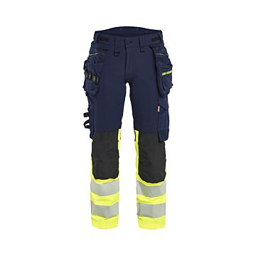 BLAKLÄDER Warnhose Marine/ Warngelb