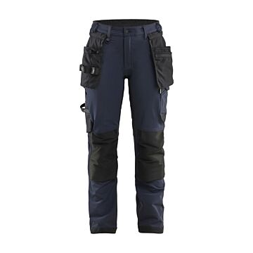 BLAKLÄDER Damen Handwerkerhose Dunkel Marine/Schwarz