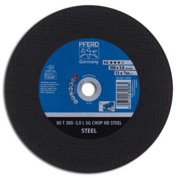 PFERD TRENNSCHEIBE 80 T 300-3,0 L SG CHOP HD STEEL/25,4 NR. 66323080, PFERD TOOLS
