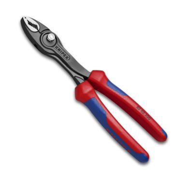 KNIPEX Frontgreifzange TwinGrip 200mm Mehrkomponenten- Griff, Nr. 82 02 200
