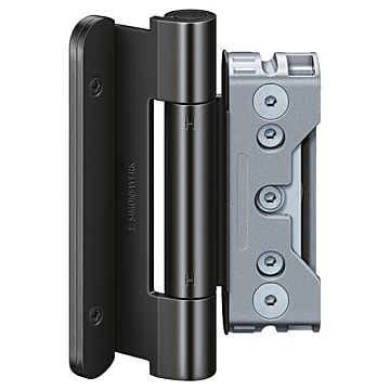 SIMONSWERK Haustürband Baka Protect 4010 3D FD RAL 9005 schwarzmatt (Satz=3Stück)