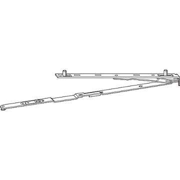 Royal Axer Eurofalz 20mm/ Euronot 7/8 Drehkipp-Beschlag für Holzfenster, rechts, Flügelfalzbreite 801-1400mm