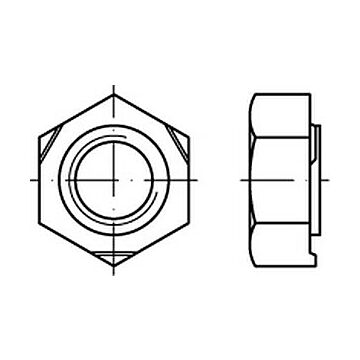 Sechskant-Schweißmuttern DIN 929 Stahl M 8, CAB FASTENING