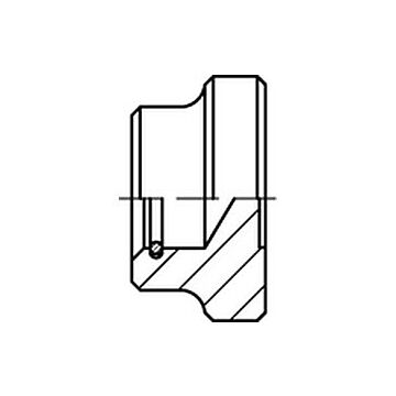 Druckstücke, mit Sprengring DIN 6311 Stahl S 16 M 8 mit Sprengring VE=S, CAB FASTENING