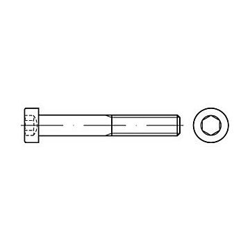 Zylinderschrauben ,niedriger Kopf DIN 7984 08.8 M 5 x 30 VE=K, CAB FASTENING