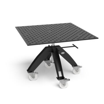 SIEGMUND Drehtisch mobil inklusive Lochplatte 1200x1200mm System 28