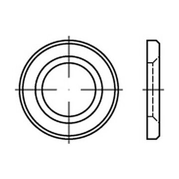 Scheiben, rund,für HV-Verbindungen im Stahlbau EN 14399 -6 Stahl 24 Scheiben tZn, -AF- tZn VE=S, CAB FASTENING