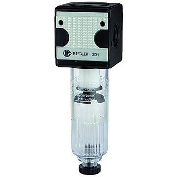 RIEGLER Filter mit Polycarbonatbehälter