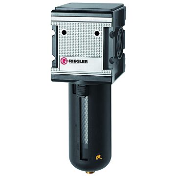RIEGLER Aktivkohlefilter mit PC-Behälter und Schutzkorb