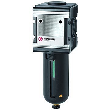 RIEGLER Mikrofilter mit PC-Behälter und Schutzkorb