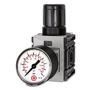 Druckregler mini, Standardmanometer, RIEGLER