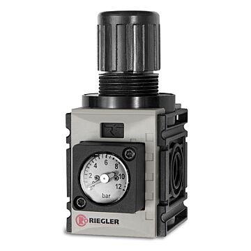 Druckregler, d. DV mini, Kompaktmanometer, RIEGLER