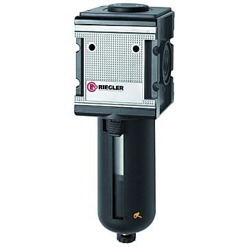 RIEGLER Vorfilter mit Polycarbonatbehälter und Schutzkorb