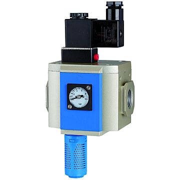 RIEGLER Anfahrventil, Spannung 230 V AC, 50 Hz