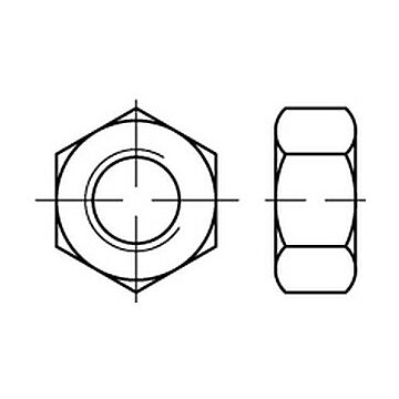 Sechskantmuttern, ISO-Typ 1 ISO 4032 10 M 27 VE=S, CAB FASTENING