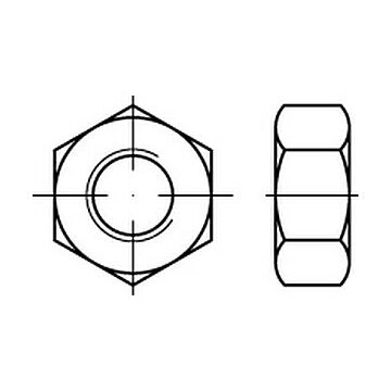 Sechskantmuttern, ISO-Typ 1, metr.fein ISO 8673 6 AU M 56 x 4 VE=S, CAB FASTENING