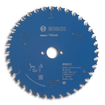 BOSCH HM-Kreissägeblatt EXPERT 160x2,2/1,6x20mm, 36Z WZ