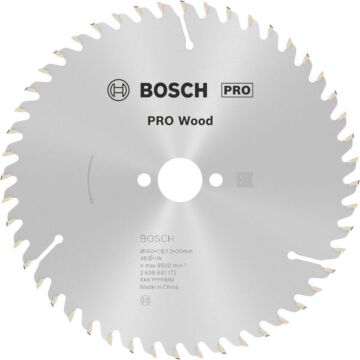 BOSCH Kreissägeblatt Optiline Wood 160 x 20/16 x 1,8 mm