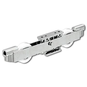 GU Tandem-Laufschuhe K-17804-01-0-1 Stahl ferGUard silber, Nutbreite 24 mm, Hebeschiebe für Flügel bis 400 kg GRETSCH-UNITAS