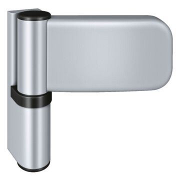 SIMONSWERK Haustürband Siku 3D K4140 RAL 9006 weißaluminium (Klarlack) VE-3Stück