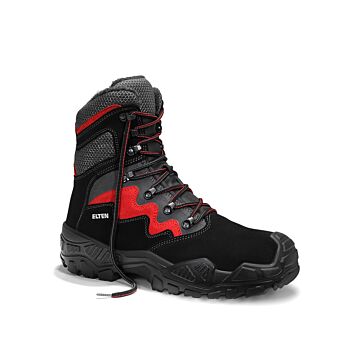 ELTEN Sicherheitsstiefel MICK black-red High ESD S3S CI (Arbeitsstiefel) 
