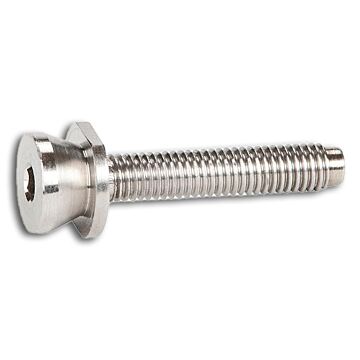 TOPFORM Befestigungsbolzen M8x40 mm Gewindelänge Edelstahl z. einseitigen Befestigung