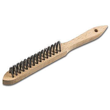 KLINGSPOR Kehlnahtbürste Anzahl Reihen 3 125x25x290mm Holzgriff 0,35 Stahl