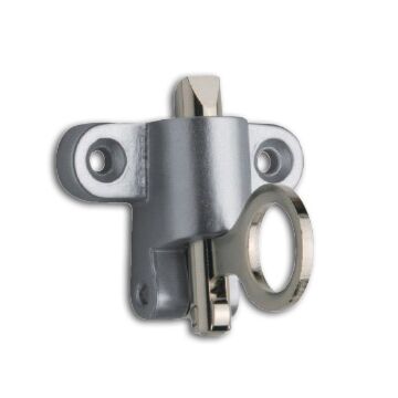 DENI Oberlichtschnäpper 7105 E 8 silber eloxiert