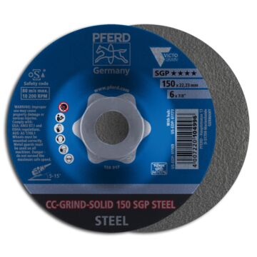 PFERD FIBERSCHLEIFSCHEIBE CC-GRIND-SOLID 150 SGP STEEL NR. 64187150, PFERD TOOLS