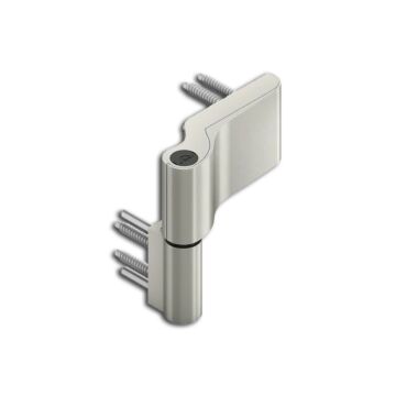 ROTO Haustürband Doorline 117H II 6,25-7,75 Silber, DIN EN 1935 zertifiziert, für Blockprofile bis 160kg